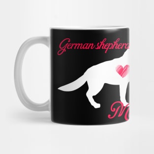 German shepherd terrier mom   cute mother's day t shirt for dog lovers Mug